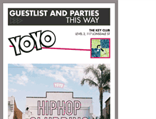 Tablet Screenshot of clubyoyo.com